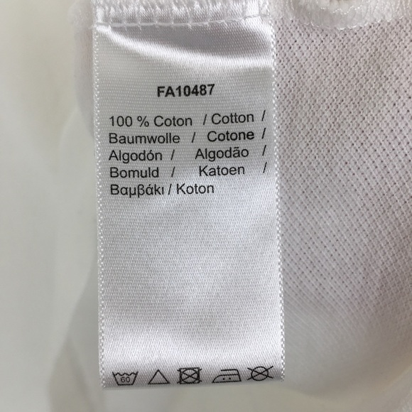 Lacoste Men’s Long Sleeve Classic Fit Polo Shirt White Size XL Preppy Casual - Picture 7 of 12